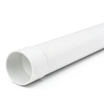 مواسير UPVC ضغط 25 بار (SDR 11) مقاس 200 ملم سماكة 18.2 مم لون أبيض