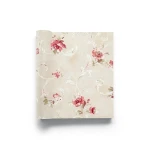 American Wallpaper Length 10m, Width 0.53m, Beige and Red Color