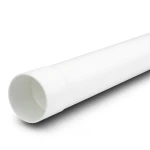أنابيب بلاستيك UPVC ضغط 12 بار مقاس 1/4 1 إنش سمك 2.7 مم لون أبيض