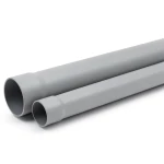 انابيب UPVC كلاس 2 ضغط 4 بار مقاس 110 ملم سماكة 2.7 ملم لون رمادي