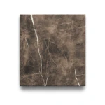 Porcelain Floor Tiles 10 mm Thickness, 60x60 cm, Brown, Emperador