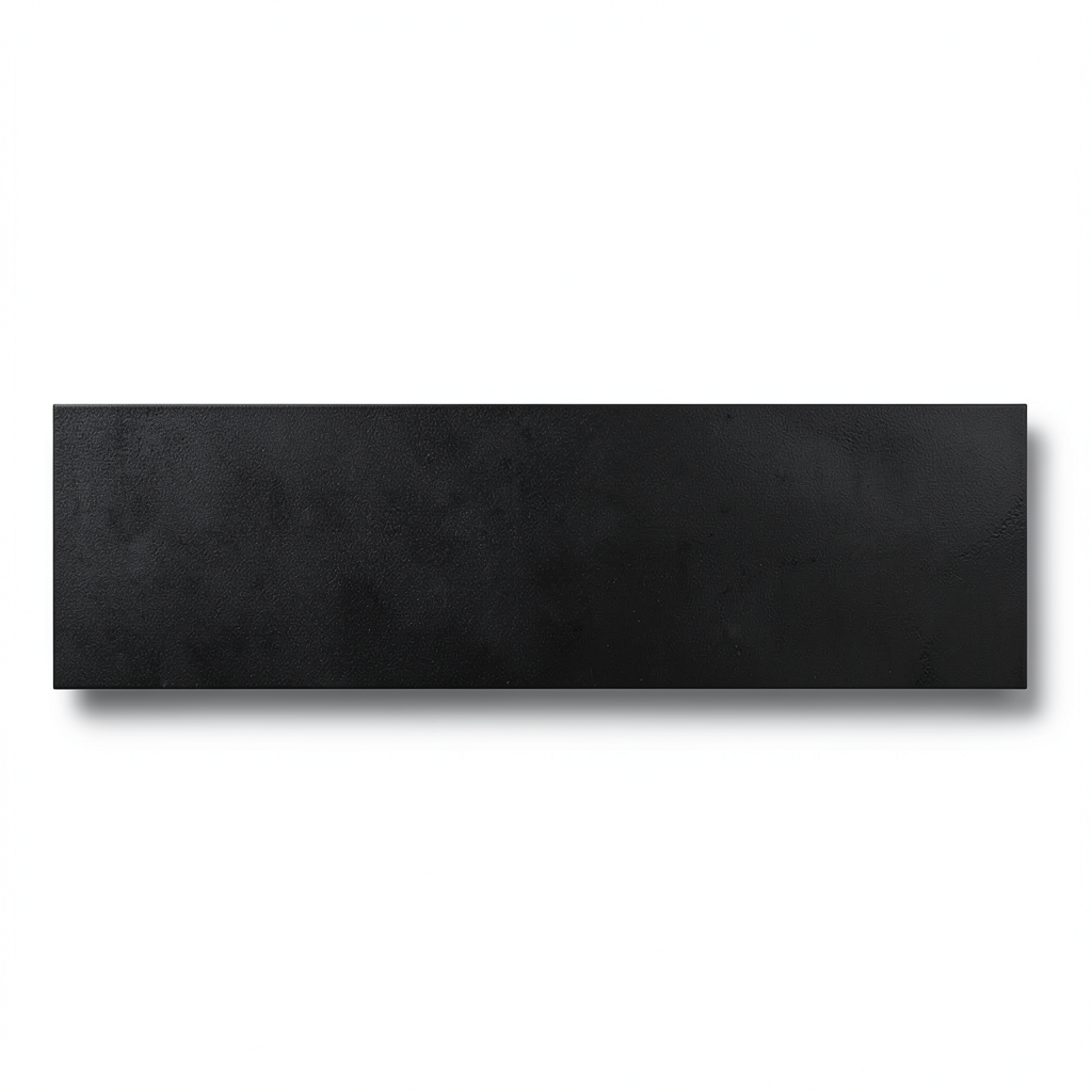 Porcelain Flooring Tiles 15x90 cm, Black, Experience Design