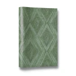 Spanish Wallpaper Green Color Geometric Design, Size 10mx0.53m, Model 1100-5