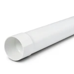 أنابيب UPVC ضغط 25 بار (SDR 11) مقاس 160 ملم سماكة 14.6 ملم لون أبيض