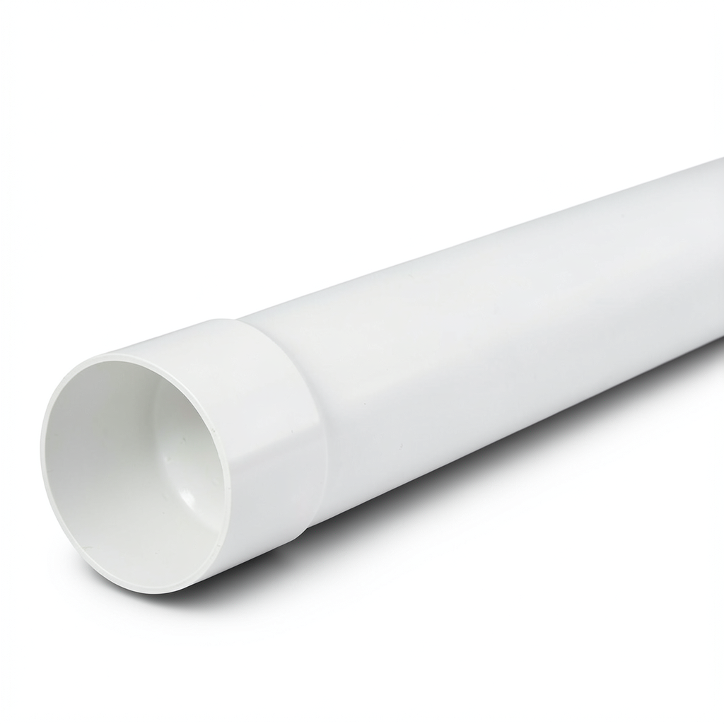 UPVC Pipe PN 25 Bar (SDR 11) Size 160 mm Thickness 14.6 mm White Color