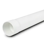 مواسير بلاستيك UPVC ضغط 25 بار SDR 11 مقاس 180 مم سمك 16.4 ملم لون أبيض