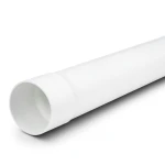 مواسير بلاستيك UPVC ضغط 9 بار مقاس 2 إنش سمك 3.0 مم لون أبيض