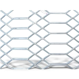 Hot Rolled Expanded Metal Mesh Jawhara Shape 1.8 mm Wire Diameter 1.22 M Width 7 M Length