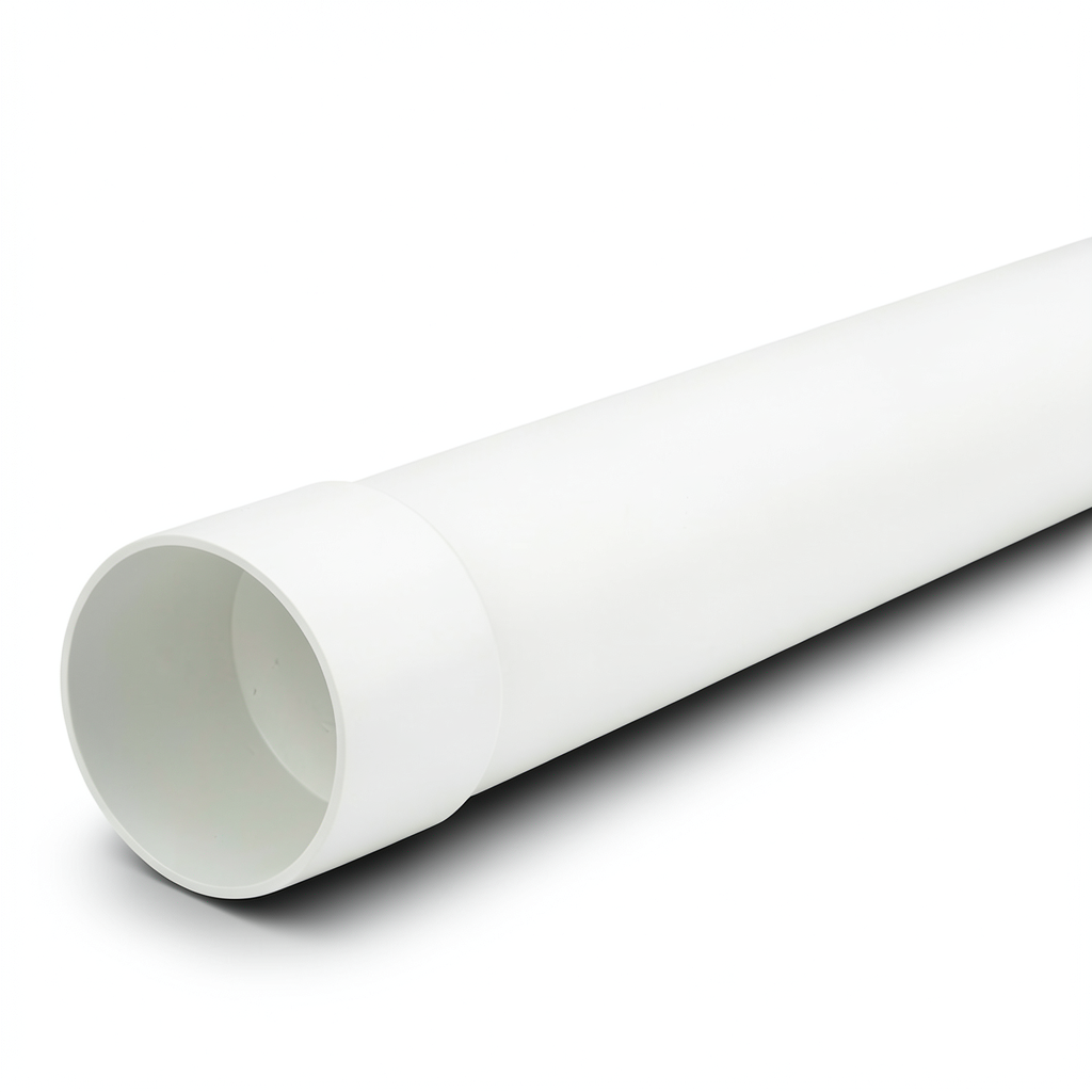 مواسير UPVC ضغط 9 بار مقاس 3 إنش سماكة 4.1 ملم لون أبيض