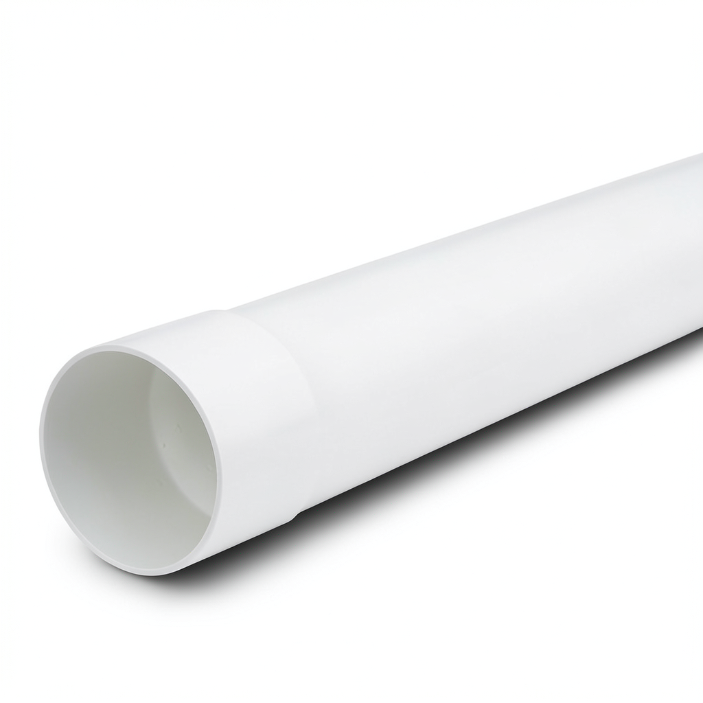 أنابيب بلاستيك UPVC ضغط 12 بار مقاس 1/4 1 إنش سمك 2.7 مم لون أبيض