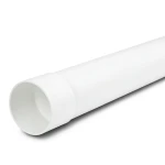 أنابيب UPVC ضغط 12 بار مقاس 1 1/2 إنش سماكة 3 مم لون أبيض