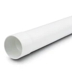 مواسير بلاستيك UPVC ضغط 12 بار مقاس 2 إنش سمك 3.7 ملم لون أبيض