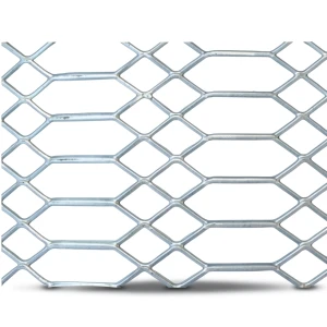 Hot Rolled Expanded Metal Mesh Jawhara Form Thickness 1.4 mm Size 2.44×2 M