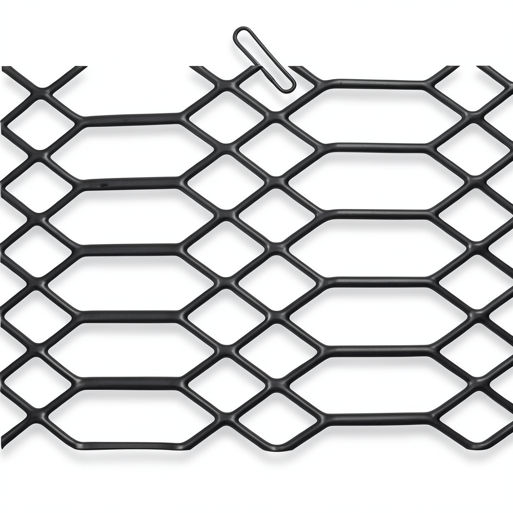 Hot Rolled Expanded Metal Mesh Jawhara Thickness 1.5 mm Size 2.44×3 M