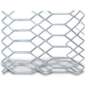 Hot Rolled Expanded Metal Mesh Jawhara Shape 2 mm Wire Diameter 1.22 M Width 1 M Length