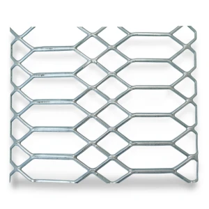 Hot Rolled Flattened Expanded Metal 2 mm Thickness, 1.22 M Width, 2 M Length, Jawhara Design
