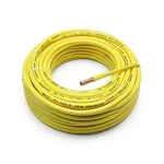 كابل نحاسي THHN/THWN معزول PVC 105 درجة مئوية قطر 5.9 مم 600 فولت 500 قدم أصفر | شركة الفنار