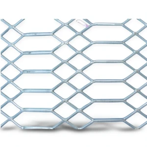 Hot Rolled Expanded Metal Mesh Jawhara Form Thickness 1.4 mm Size 2.44×2 M