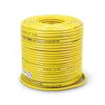 كابل نحاسي THHN/THWN معزول PVC قطر 10.0 مم 600 فولت 500 قدم أصفر | شركة الفنار