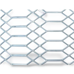 Hot Rolled Expanded Metal Sheet Flattened, Thickness 1.4 mm, Size 2.44×4 m, Jawhara Design