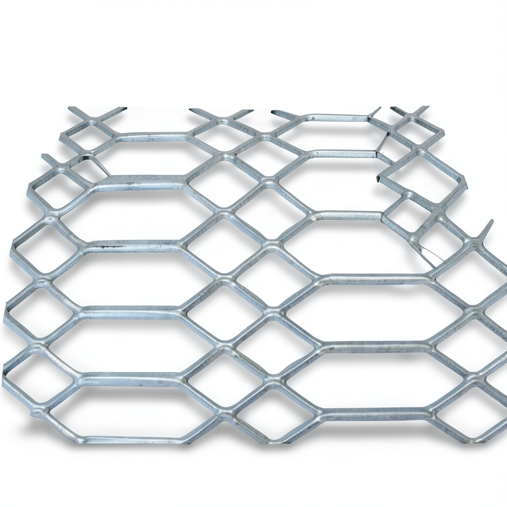 Hot Rolled Expanded Metal Mesh 1.4 mm Thickness 2.44 M Width 7 M Length, Jawhara Design