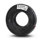 كابل نحاسي THHN/THWN معزول بمركب PVC 105 درجة مئوية قطر 7.6 مم 600 فولت 500 قدم أسود | شركة الفنار