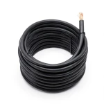 كابل نحاسي THHN/THWN معزول PVC 105 درجة مئوية قطر 8.8 مم 600 فولت 500 قدم أسود | شركة الفنار