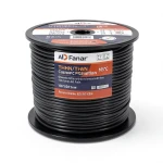 كابل THHN/THWN من النحاس معزول PVC 105 درجة مئوية قطر 10.0 مم 600 فولت 500 قدم أسود | شركة الفنار