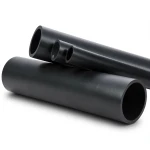 HDPE Pipe 10 Bar Working Pressure PE 80, 180 mm OD, SDR 33, Black