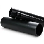 High Density Polyethylene Pipe 4 Bar Pressure PE 100 Outer Diameter 200 mm Black