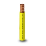 كابل نحاسي THHN/THWN معزول PVC 105 درجة مئوية قطر 5.9 مم 600 فولت 500 قدم أصفر | شركة الفنار