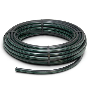 لفة أنابيب بلاستيك HDPE ضغط 15.9 بار PE 63 قطر خارجي 32 مم SDR 7.4 لون أسود