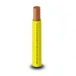 كابل نحاسي THHN/THWN معزول PVC 105 درجة مئوية قطر 7.6 مم 600 فولت 500 قدم أصفر | شركة الفنار