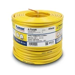 كابل من النحاس THHN/THWN معزول بمركب PVC 105 درجة مئوية قطر 9.3 مم 600 فولت 500 قدم أصفر | شركة الفنار