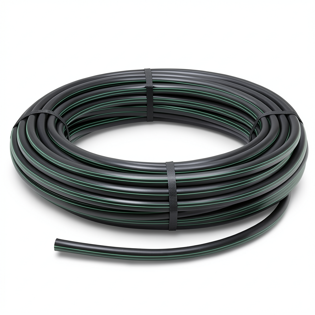 HDPE Polyethylene Coil Pipe PN 15.9 Bar PE 63 OD 125 mm SDR 7.4 Black