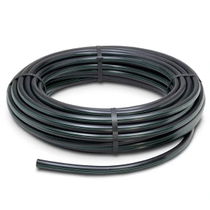 لفة أنابيب بلاستيك HDPE ضغط 15.9 بار PE 63 قطر خارجي 75 مم SDR 7.4 لون أسود