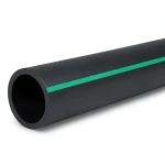 أنابيب HDPE ضغط اسمي 4 بار PE 63 قطر خارجي 200 مم SDR 26 لون أسود