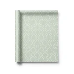 Dutch Patterned Wall Covering 10m x 0.53m, Pale Green