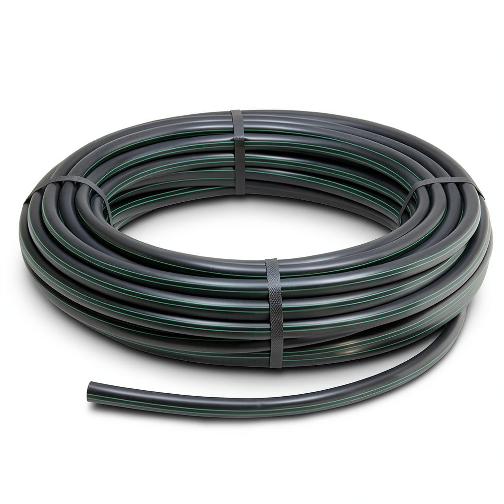 HDPE Coil Pipe Nominal Pressure 15.9 Bar PE 63 OD 110 mm SDR 7.4 Black