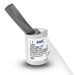 1 AWG Stranded Tinned Copper Electric Wire PVC Insulation 105°C Gray 600V 500ft | Asharqiyah Cables Company for Industry