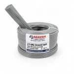 4/0 AWG Stranded Tinned Copper Electric Wire, PVC Insulation 105°C, Gray, 600V, 500 Ft | Asharqiyah Cables Company for Industry