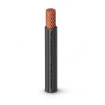 كابل نحاسي THHN/THWN معزول PVC 105 درجة مئوية قطر 12.7 مم 600 فولت 500 قدم أسود | شركة الفنار