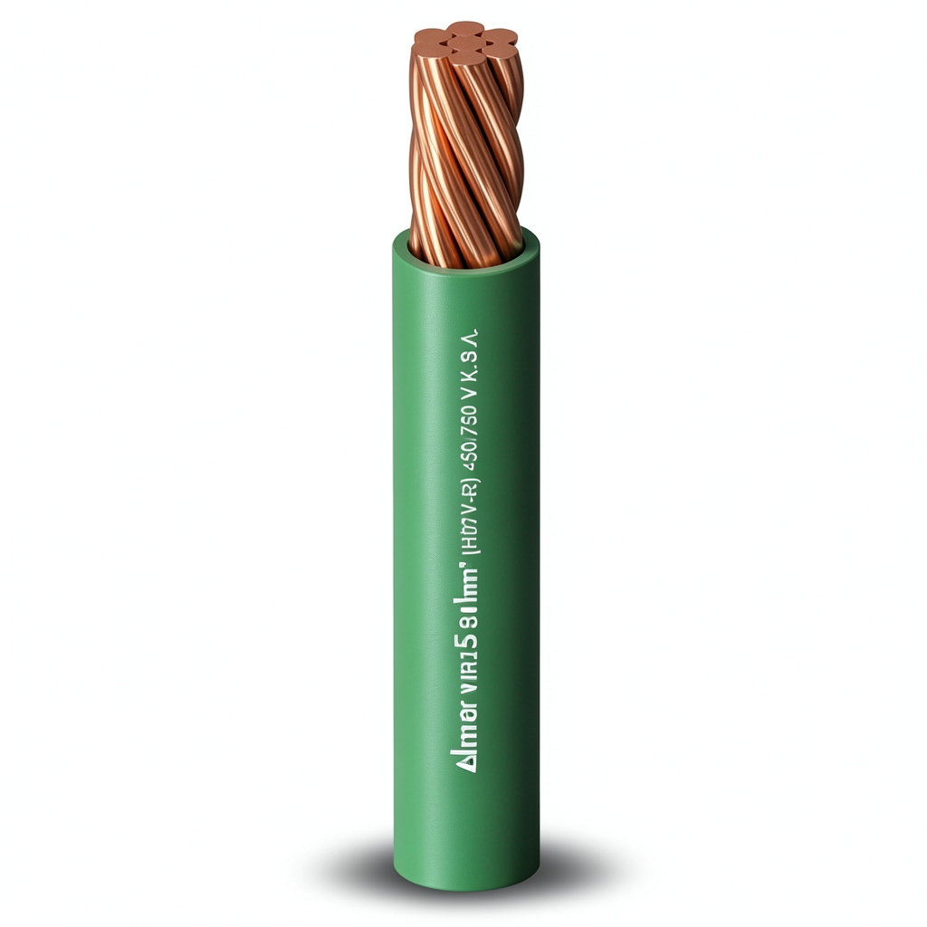 سلك كهرباء مجدول نحاس عزل PVC مقاوم للحرارة، مقاس 185 mm، 450/750 فولت | شركة الفنار