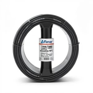 THHN/THWN Copper Cable PVC Insulation 105°C Diameter 5.9 mm 600 Volt 500 Feet Black | Al Fanar