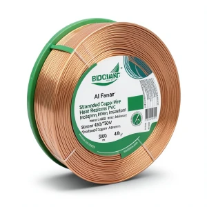 لفة سلك كهرباء مجدول نحاس عزل PVC مقاوم للحرارة، مقاس 400 mm2، 450/750 V | شركة الفنار