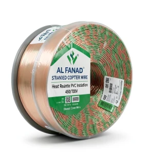 لفة سلك مجدول نحاس عزل PVC مقاوم للحرارة، مقاس 500 مم2، 450/750 فولت | شركة الفنار