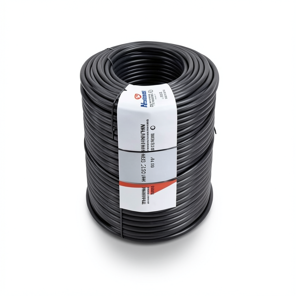 THHN/THWN Copper Cable PVC Insulation 105°C Diameter 11.9 mm 600 Volt 500 Feet Black | Al Fanar