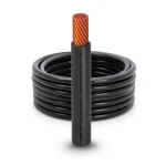 كابل نحاسي THHN/THWN معزول PVC 105 درجة مئوية قطر 12.7 مم 600 فولت 500 قدم أسود | شركة الفنار