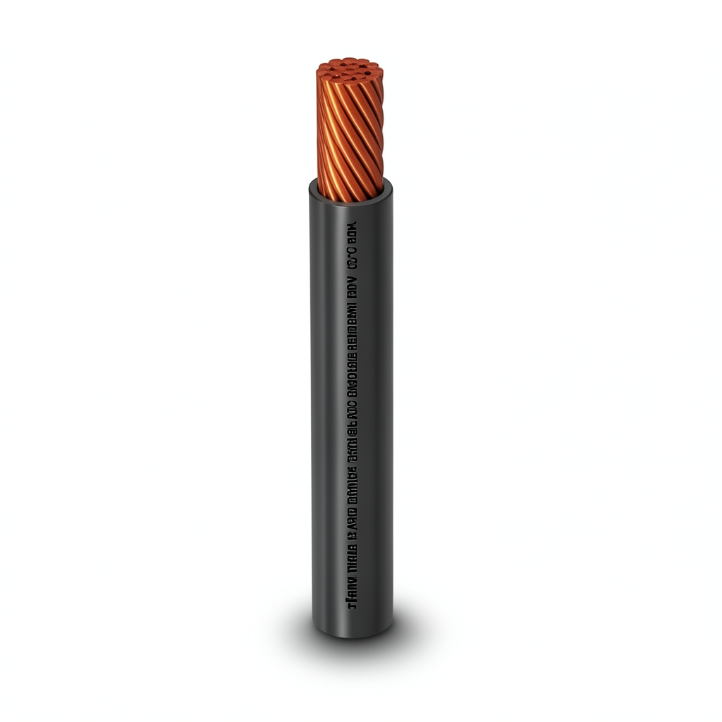 THHN/THWN Copper Cable PVC Insulation 105°C Diameter 15.1 mm 600 Volt 500 Feet Black | Al Fanar