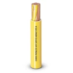 2.5mm2 Single Electrical Wire 450/750V, Stranded Copper, Heat Resistant PVC, Yellow | Al Fanar